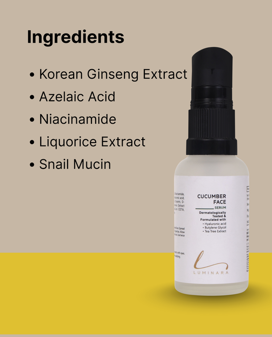 Oily Skin Daily Routine Combo (Vitamin C Cleanser + Cucumber Serum)