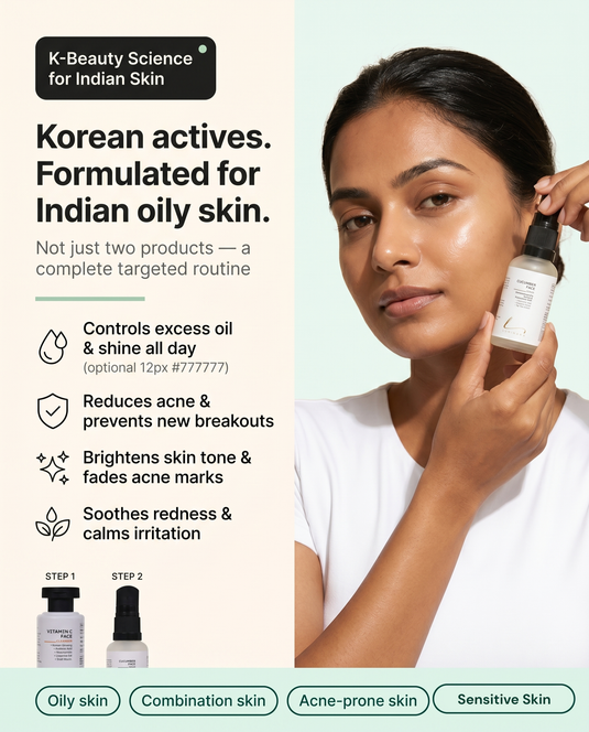 Fix Oily Skin & Pimples in 2 Simple Steps