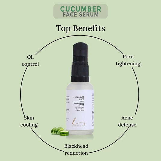Cucumber Face Serum with Hyaluronic Acid & Tea Tree Ext