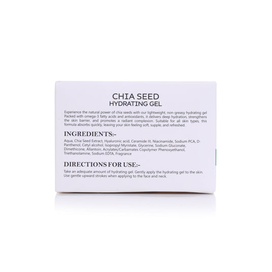 Chia Seed Hydrating Moisturizer Gel with Hyaluronic Acid