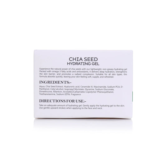 Chia Seed Hydrating Moisturizer Gel with Hyaluronic Acid