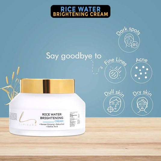 Korean Glow Rice Water Brightening Cream