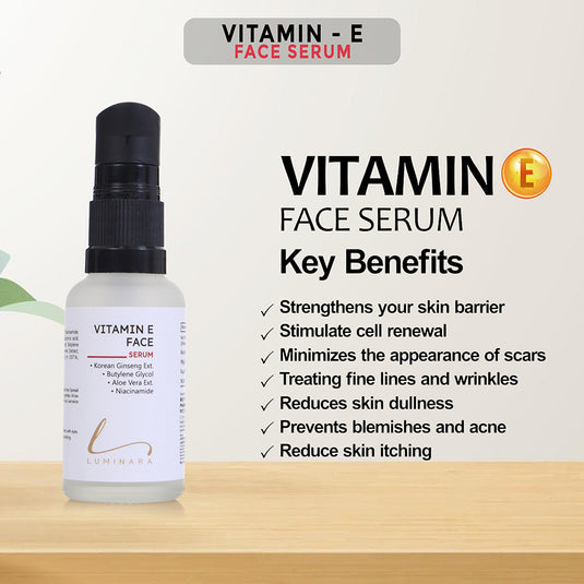 Vitamin E Face Serum with Niacinamide & AHA