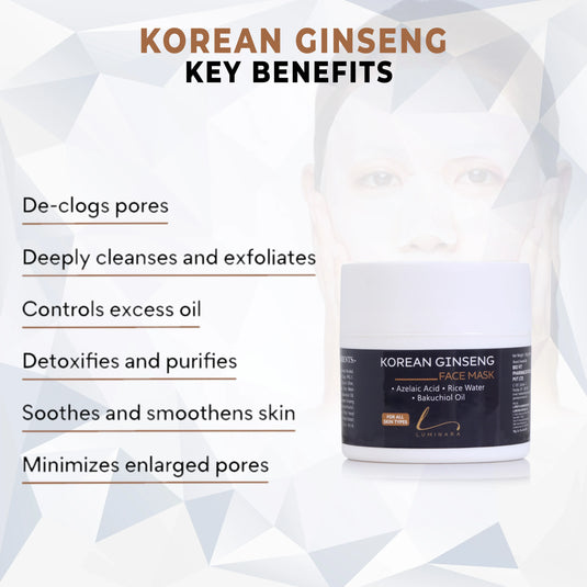 Ultra Glow Face Mask with Rice Water & Korean Ginseng