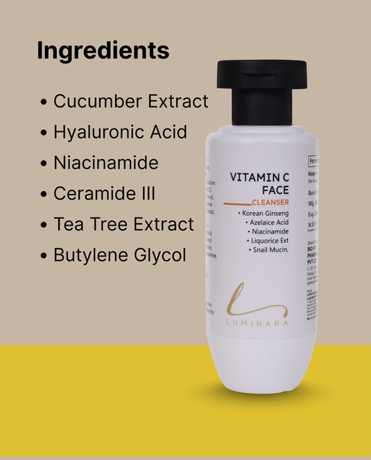Bright & Hydrate Combo (Vitamin C Cleanser + Cucumber Serum)