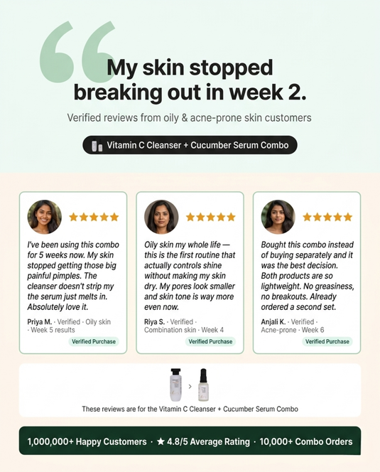 Fix Oily Skin & Pimples in 2 Simple Steps