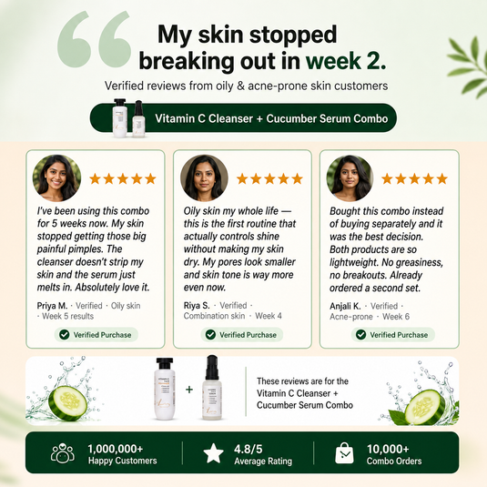 Fix Oily Skin & Pimples in 2 Simple Steps