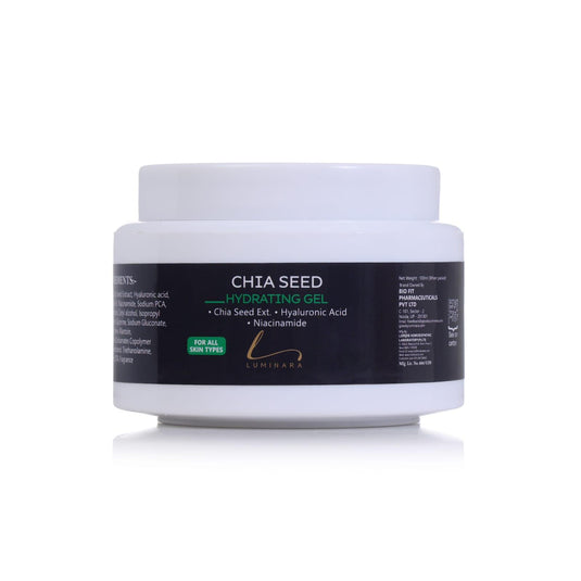 Chia Seed Hydrating Gel for Dry, Dehydrated & Sensitive Skin | Hyaluronic Acid + Ceramides