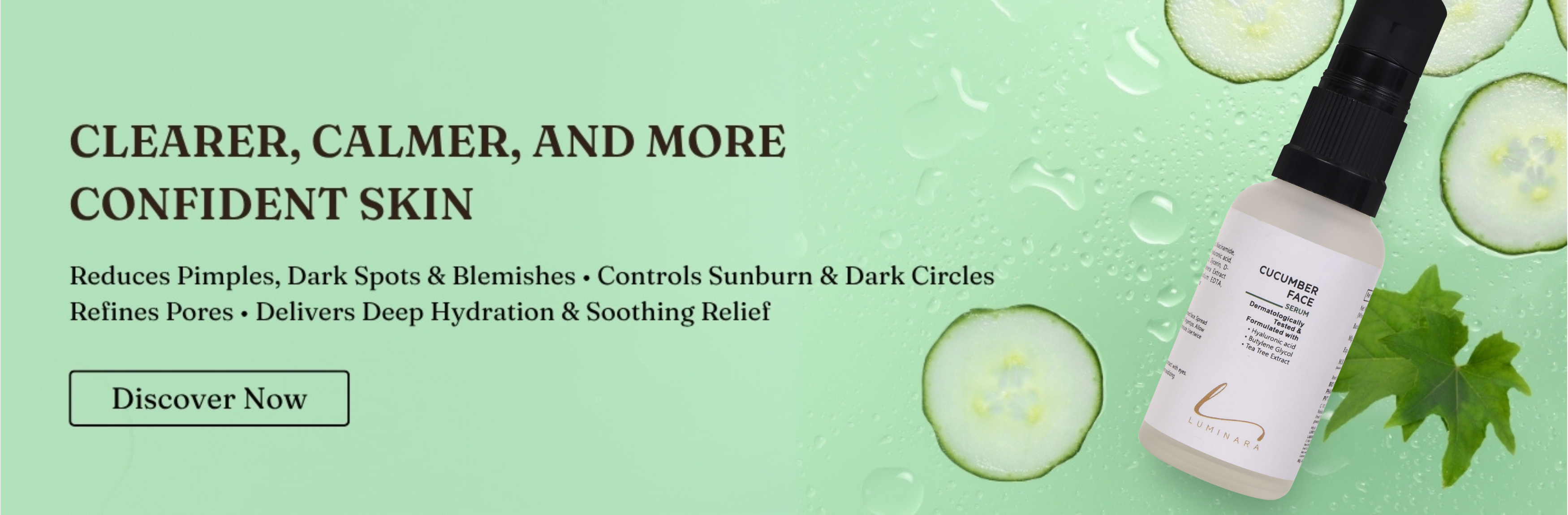 Cucumber face serum