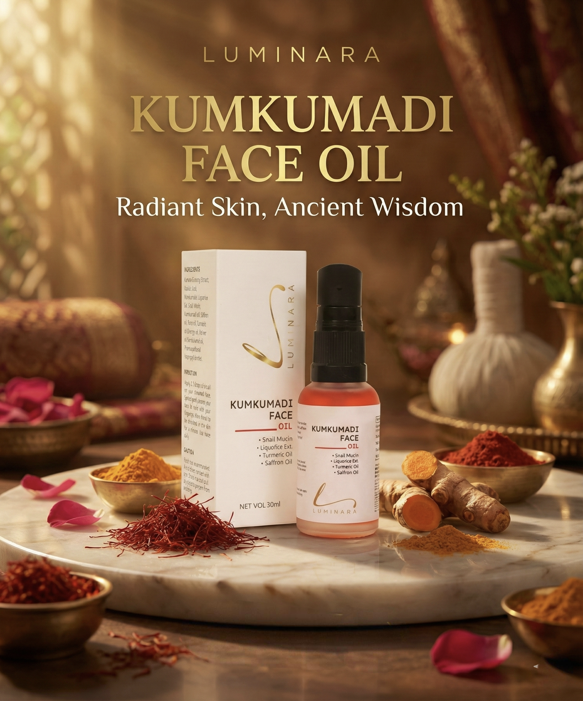 Kumkumadi face oil